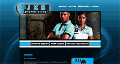 Desktop Screenshot of jkbpromotie.nl